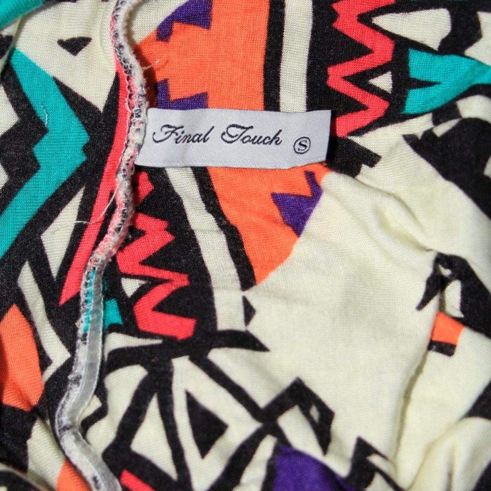 Final Touch Color-Block Aztec Maxi Skirt - image 4